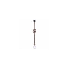 Leuchten Direkt 15481-18 - Luster na lanku ROPE 1xE27/60W/230V