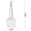 Ideal Lux - Luster na lanku KARMA 1xE27/60W/230V pr. 38 cm biela