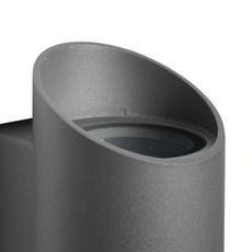 Nordlux - Vonkajšie nástenné svietidlo NICO 2xGU10/35W/230V IP54 antracit