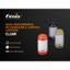 Fenix CL26RRED - LED Prenosná nabíhacia lampa LED/USB IP66 400 lm 400 h oranžová