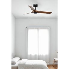 FARO 33823WT - Stropný ventilátor MINI PUNT S hnedá/čierna pr. 90 cm WT + DO