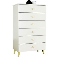 Ak furniture Komoda MOBI K-06 kašmír/zlatá