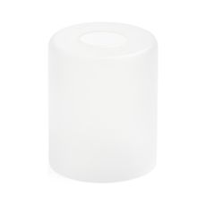 Náhradné sklo k lustru E27 pr. 10 cm biela