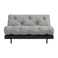 Sivá rozkladacia pohovka 140 cm Roots Black Night – Karup Design