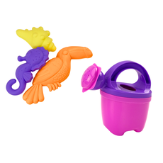 LEAN TOYS Súprava do piesku - fialový jednorožec