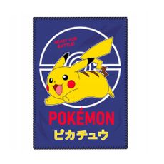 DETSKÁ FLEECOVÁ DEKA POKEMON 100X140 CM VZOROVANÁ