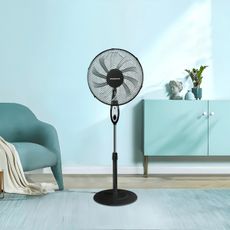 Aigostar - Stojanový ventilátor 60W/230V čierna + DO