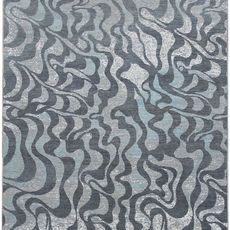 Diamond Carpets koberce Ručne viazaný kusový koberec Diamond DC-M1 Grey / aqua - 180x275 cm