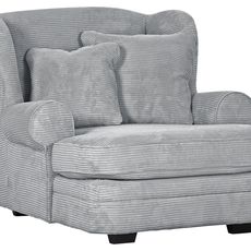 Ambia Home XXL KRESLO, textil, svetlosivá
