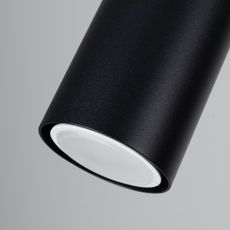 Sollux SL.1291 - Bodové svietidlo VERDO 2xGU10/10W/230V čierna