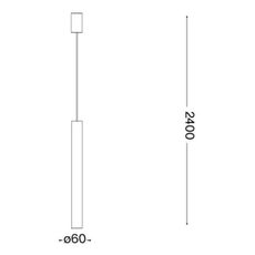 Ideal Lux - LED Závesné svietidlo 1xGU10/7W/230V CRI90