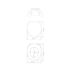 Biele WC sedadlo Wenko Secura Comfort