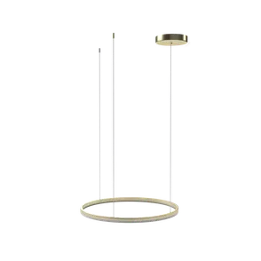 Moderný luster Halo 120 CCT zlatá s diaľkovým ovládaním