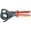 Strihač káblov 280 mm KNIPEX 95 36 280 - 1000V. Chrómované, viaczložkové VDE objímky
