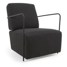 Čierne kreslo Gamer - Kave Home