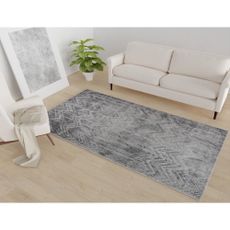 Sivý prateľný koberec 150x80 cm - Vitaus