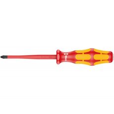 Wera 020131 Elektrikársky skrutkovač Kraftform Plus PH 1x80 mm typ 162 iSS VDE, izolovaný so zníženým priemerom čepele a rukoväte