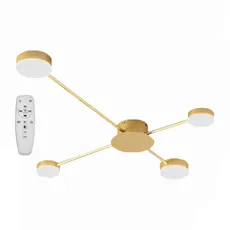 TooLight Stropné svietidlo Elegant Four LED zlaté