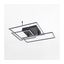 Zuma Line DH190827BBK - LED Stropné svietidlo AVENIR LED/50W/230V čierna