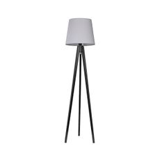 Stojacia lampa CONE 1xE27/60W/230V wenge šedá