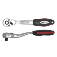 Račňa 1/4" 145 mm vyhnutá - YT-0316