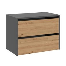 TP Living Botník MODO 60 cm antracit/dub artisan