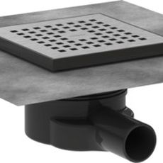 Podlahový vpust DN40 Hansgrohe RainDrain Point 15 cm kefovaný nerez nerez 56248800