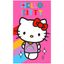 Detský uterák Hello Kitty - motív Rainbow - 100% bavlna - 30 x 50 cm