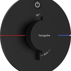 Sprchová batéria Hansgrohe ShowerSelect Comfort S bez podomietkového telesa matná čierna 15553670