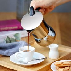 Kávovar na espresso v striebornej farbe Monte Carlo – Tescoma
