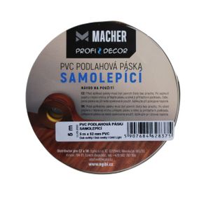 Macher  PVC podlahová páska SAMOLEPIACE Dub svetlý - 5m