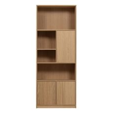 Modulárna knižnica v dekore duba v prírodnej farbe 77x199 cm Modulair – vtwonen