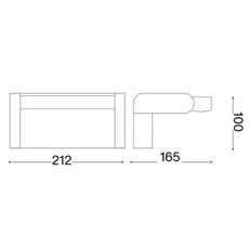 Ideal Lux - LED Vonkajšie nástenné svietidlo so senzorom SWIPE LED/21W/230V biela
