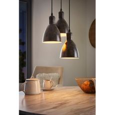 Eglo 49493 - Luster PRIDDY 1 3xE27/60W/230V