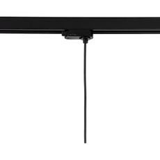 Luster na lanku 3-fáz. lišto. systému TRACER 1xE27/15W/230V pr. 20 cm čierna