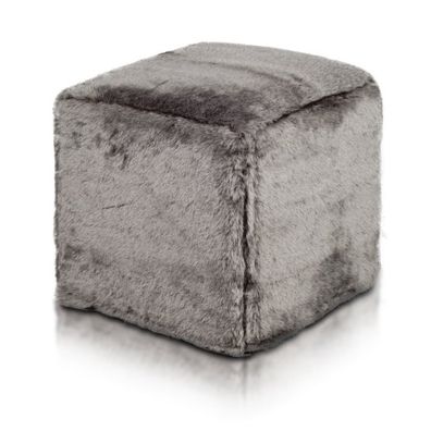 Sedací vak Taburetka Exclusive TiaHome - sivá