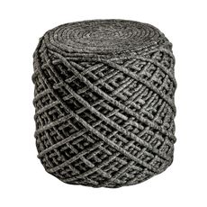 Obsession koberce Sedací vak ROYAL Pouf POR 888 Graphite - Průměr 40-45 cm cm