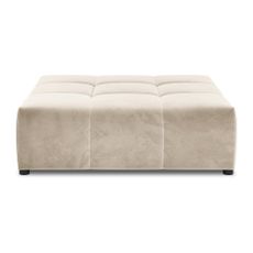 Béžový zamatový modul pohovky Rome Velvet - Cosmopolitan Design
