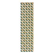 Žlto-zelený behúň 60x230 cm Carlos Circle Geo - Flair Rugs