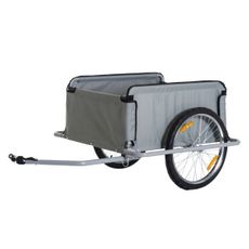 Ťažný vozík na bicykel | sivá