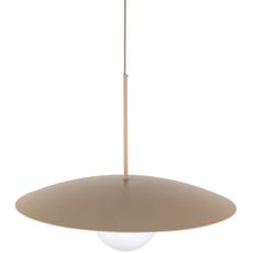 Luster na lanku SLATE 1xE27/15W/230V pr. 65 cm béžová