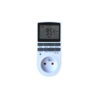 Spínacia zásuvka GETI GDT02 digitálny týždenný