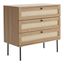 Nízka komoda v dekore duba v prírodnej farbe 80x75 cm Pensacola – Unique Furniture