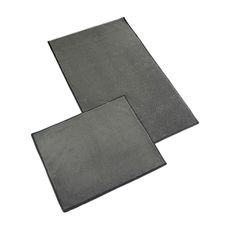 Bellatex Sada Kúpeľňových predložiek bez výkroja BANYGOLD tmavosivá, 60 x 100, 60 x 50 cm