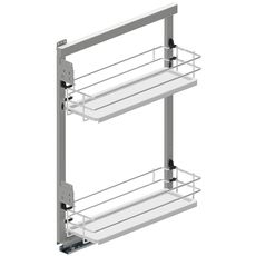 Cargo Mini Bočný kôš 15 ľavé l480 chróm/biela