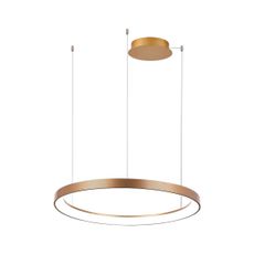 Azzardo AZ5017-LED Stmievateľný luster na lanku AGNES LED/38W/230V pr. 48 cm zlatá