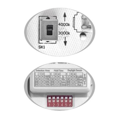 Ecolite WMAT350/HF-25W/CR - LED Stropné svietidlo so senzorom LED/25W/230V čierna