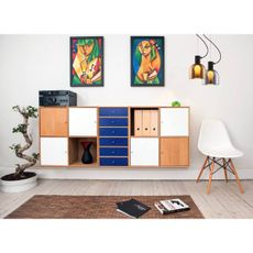 Klausen 111050 - Luster na lanku FIRE 1xE27/9W/230V hnedá/čierna