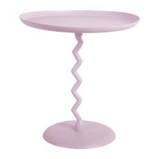 Kovový okrúhly odkladací stolík ø 40 cm Zig Zag – Leitmotiv