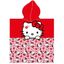 Dievčenské plážové pončo - osuška s kapucňou Hello Kitty - 100% bavlna - 55 x 110 cm - pre deti od 3 do 6 rokov